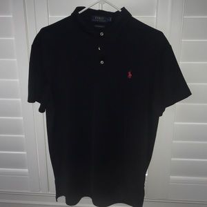 Men’s Polo black performance shirt